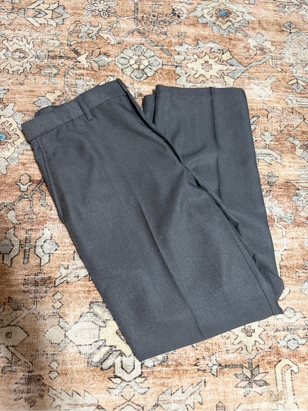 Haggar Men's Dark Gray Dress Pants